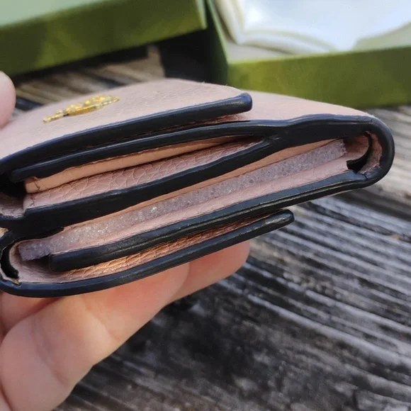 Gucci Blind For Love Blush Pink Compact Wallet With Box, Dustbag & Ribbon - Picture 4 of 12